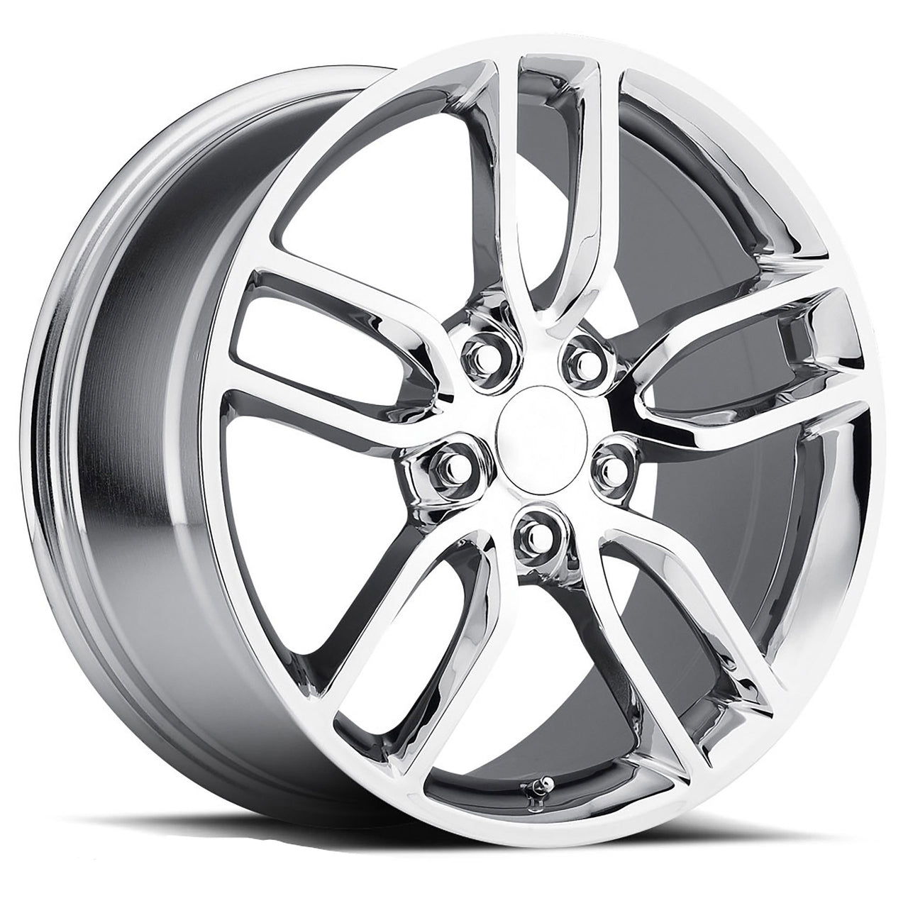 2005-2019 Corvette C7 Z51 Style Chrome Wheel 19x85 56mm Offset-40539-Corvette-Store-Online
