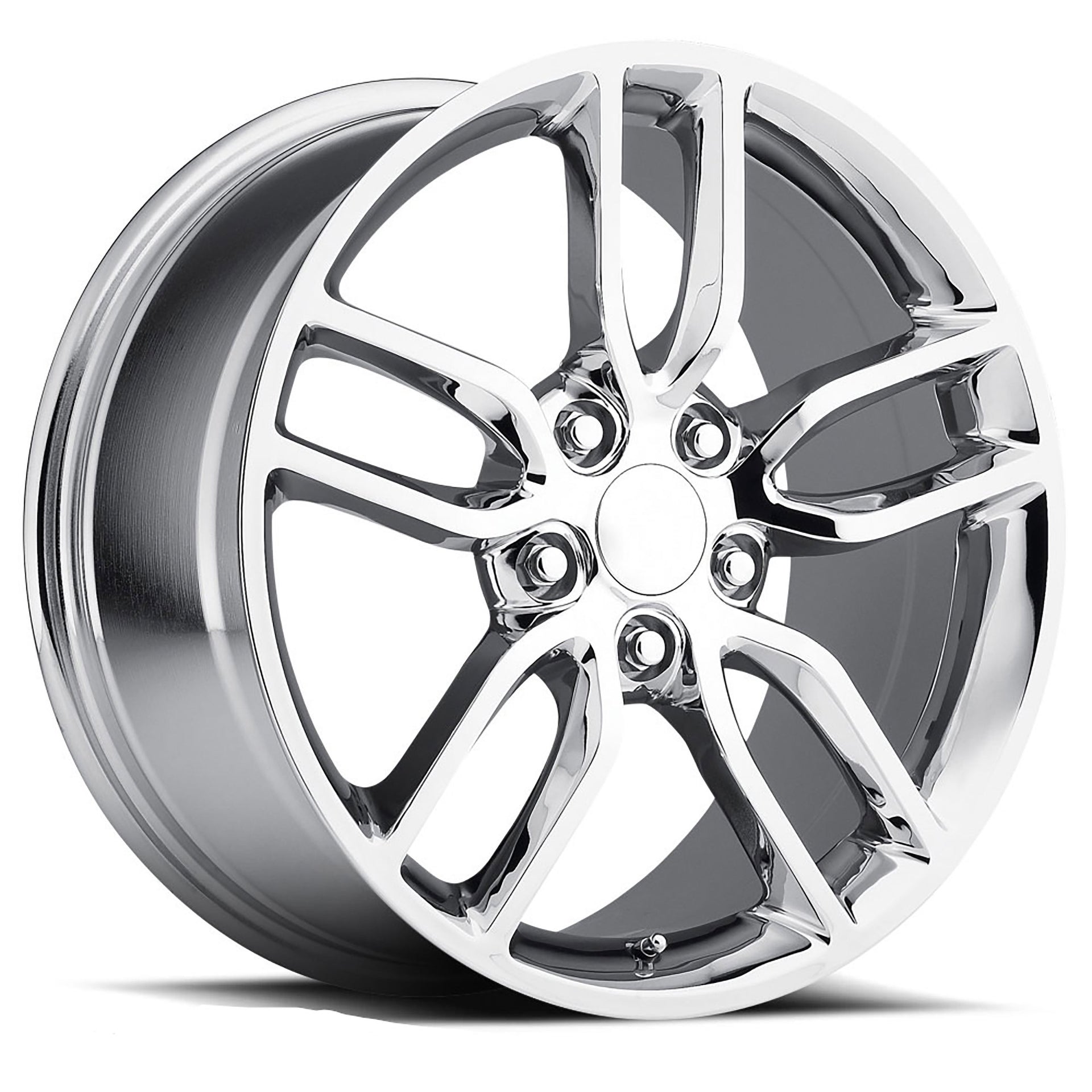 2005-2019 Corvette C7 Z51 Style Chrome Wheel 19x85 56mm Offset-40539-Corvette-Store-Online