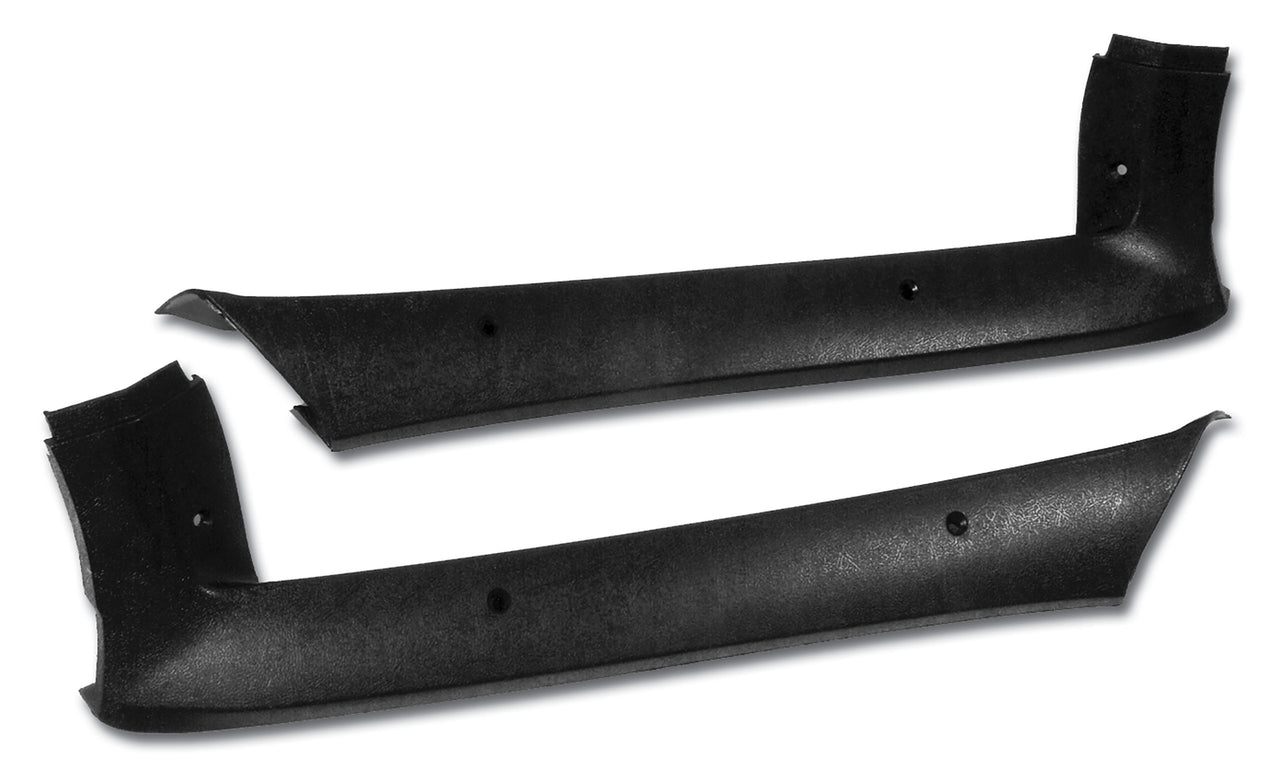 1977-1977 Corvette Pillar Posts Black-405720-Corvette-Store-Online