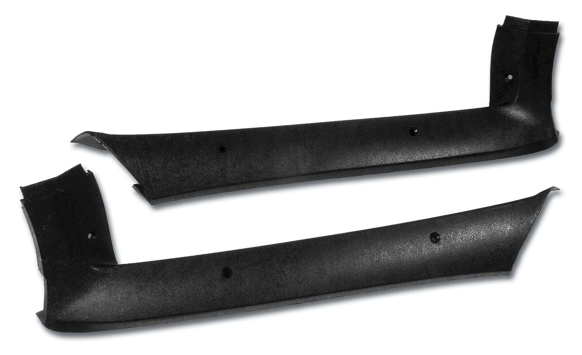 1977-1977 Corvette Pillar Posts Black-405720-Corvette-Store-Online