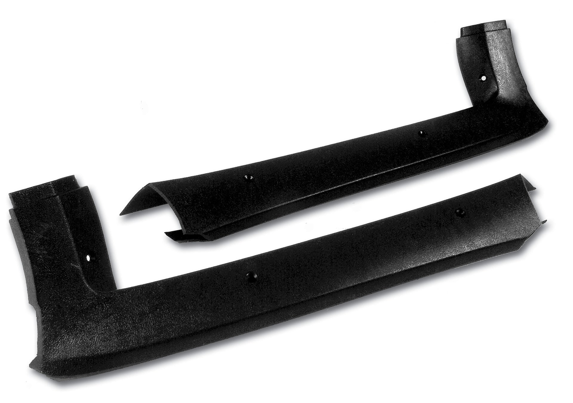 1978-1980 Corvette Pillar Posts Black-405820-Corvette-Store-Online