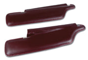 1965-1965 Corvette Sunvisors Maroon Convertible-407737-Corvette-Store-Online
