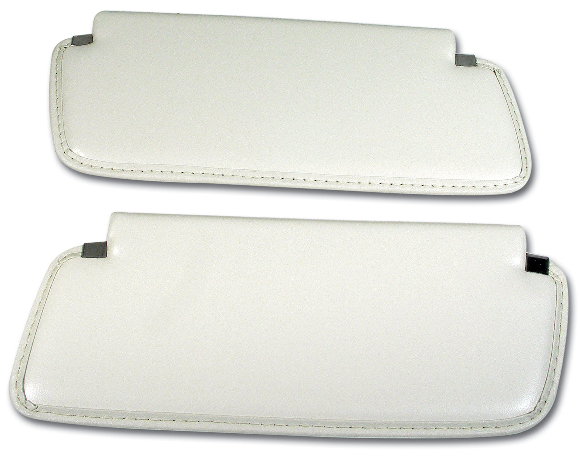 1976-1976 Corvette Sunvisors White-408476-Corvette-Store-Online