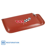 1981-1981 Corvette Sunvisor Cinnabar Embroidered W/Logo-408739-Corvette-Store-Online