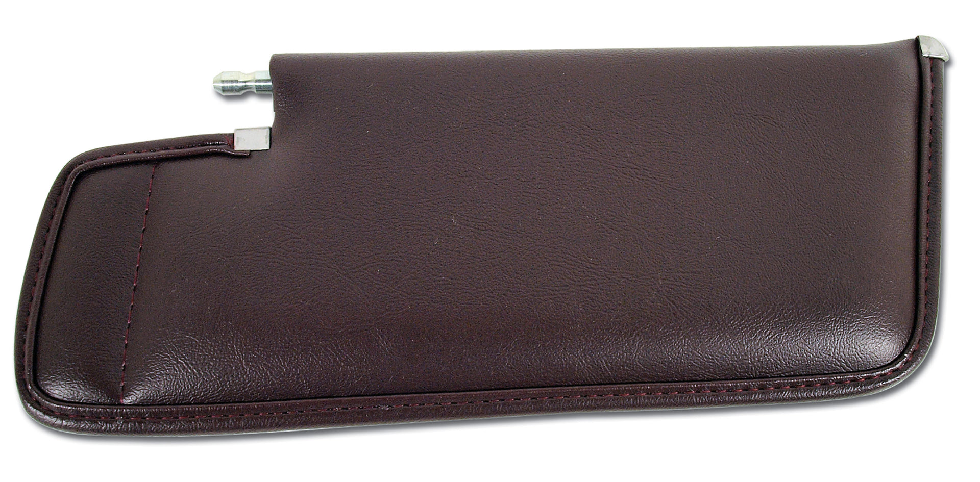 1980-1980 Corvette Sunvisor Claret LH Telescopic W/Rod-408936-Corvette-Store-Online