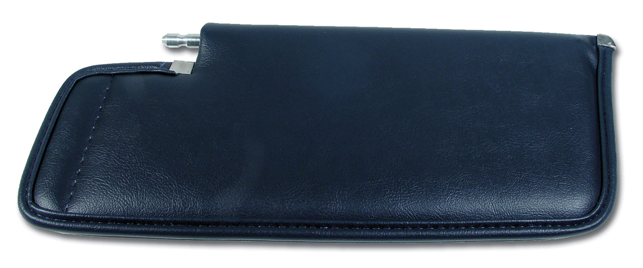 1982-1982 Corvette Sunvisor Dark Blue LH Telescopic W/Rod-408946-Corvette-Store-Online