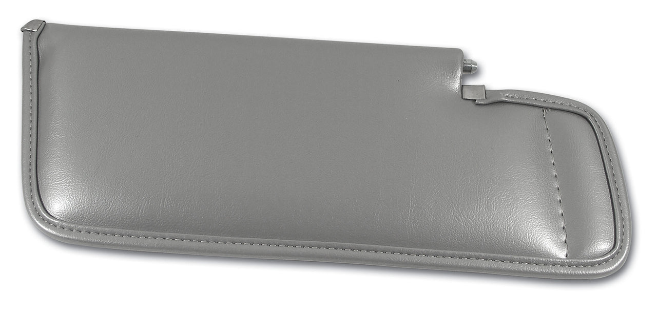 1981-1981 Corvette Sunvisor Silver LH Telescopic W/Rod-408964-Corvette-Store-Online
