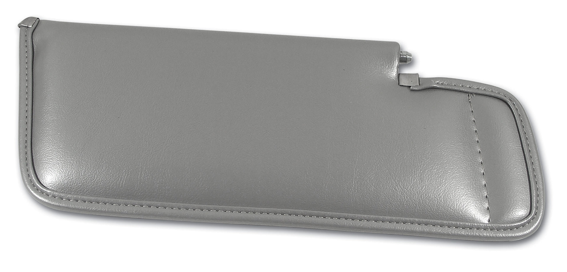 1981-1981 Corvette Sunvisor Silver LH Telescopic W/Rod-408964-Corvette-Store-Online