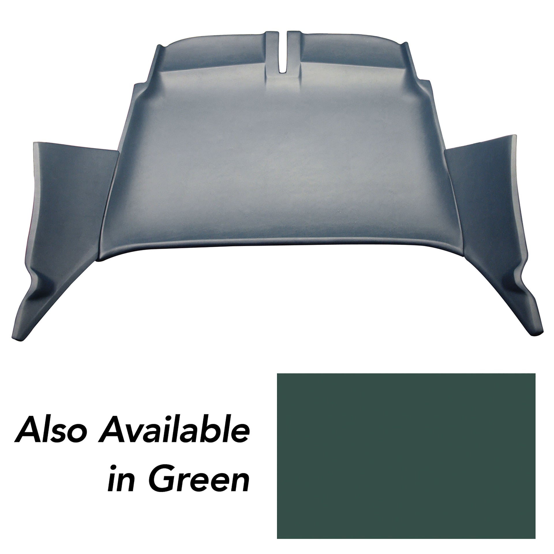 1969-1969 Corvette Hardtop Headliner Green-409614-Corvette-Store-Online
