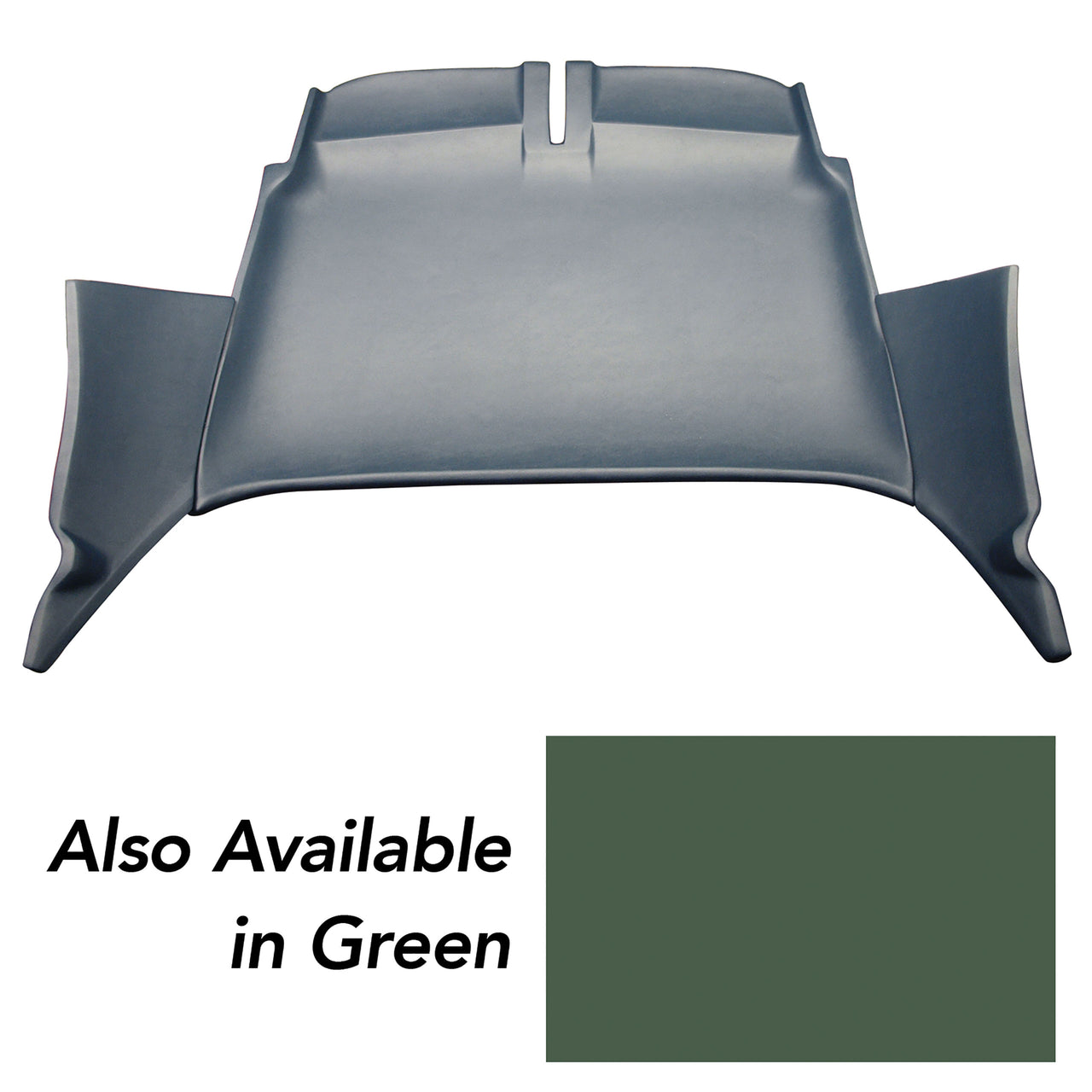 1970-1970 Corvette Hardtop Headliner Green-409617-Corvette-Store-Online