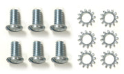 1956-1962 Corvette Water Pump Backplate Screw Set. 6 Piece - CA-41120-Corvette-Store-Online