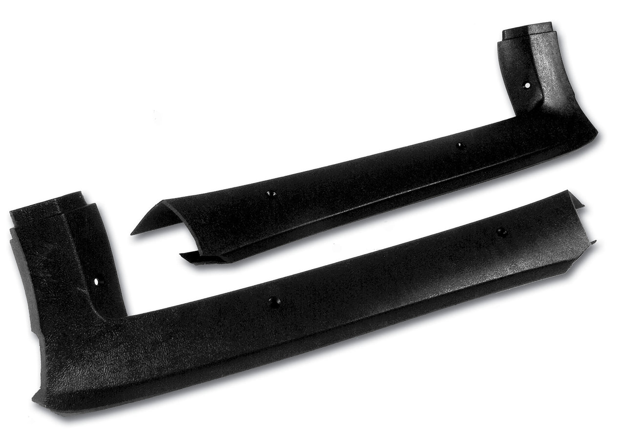 1981-1981 Corvette Pillar Posts Black-411220-Corvette-Store-Online