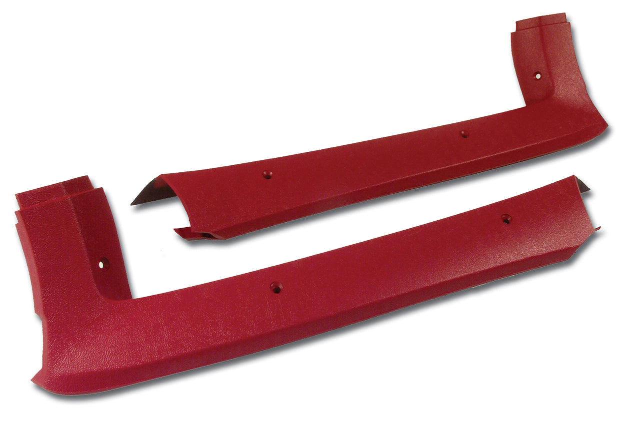 1981-1981 Corvette Pillar Posts Red-411224-Corvette-Store-Online