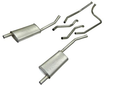 1953-1955 Corvette Exhaust System - 6 Cylinder-41177-Corvette-Store-Online