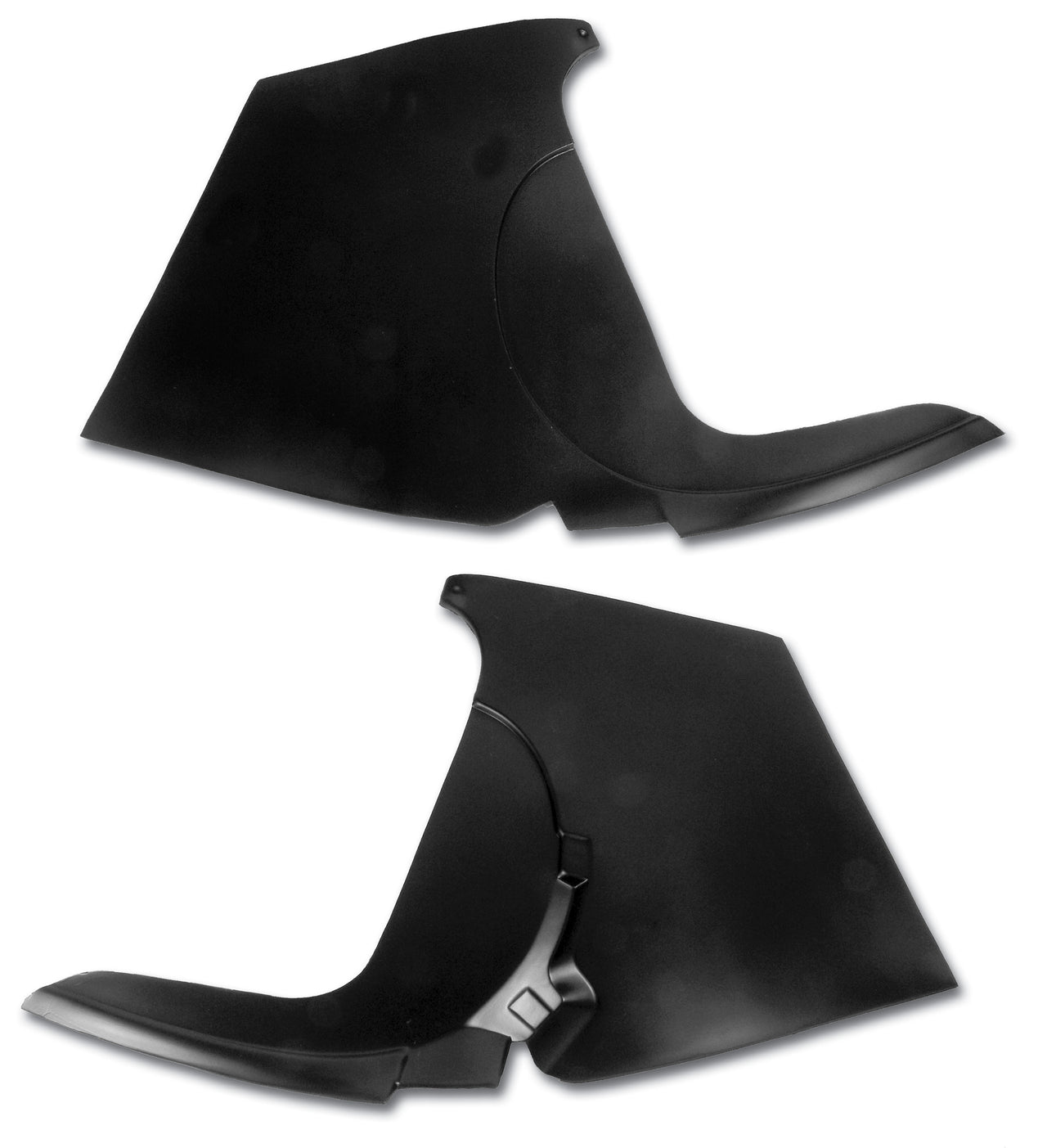1959-1962 Corvette Kick Panels W/O Inserts - Black-412720-Corvette-Store-Online