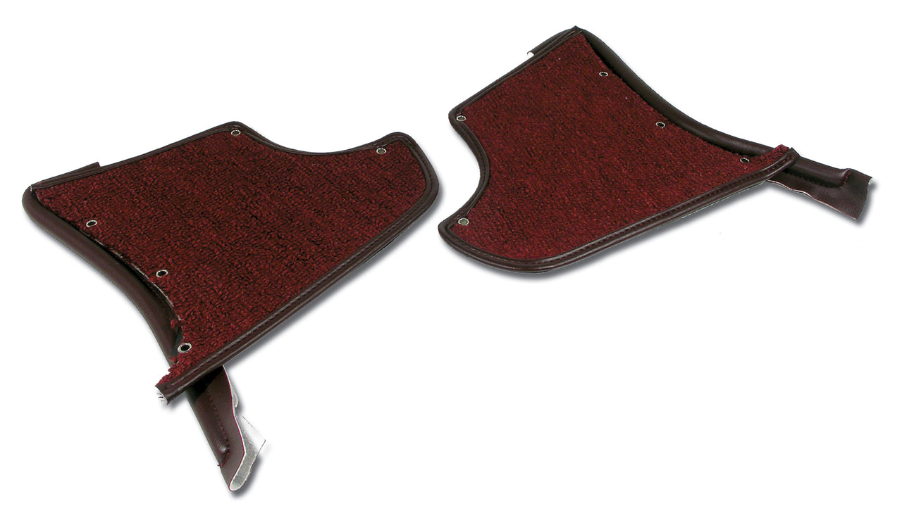 1965-1965 Corvette Kick Panels W/Carpet - Maroon-412937-Corvette-Store-Online