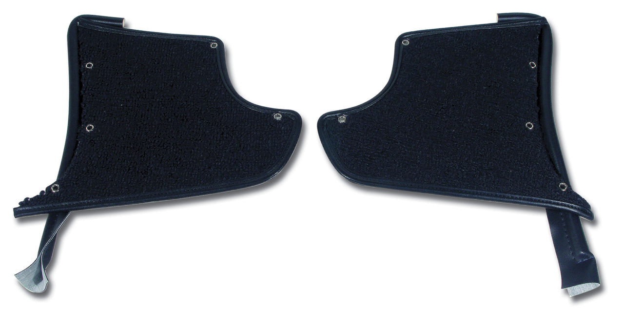 1966-1966 Corvette Kick Panels W/Carpet - Dark Blue-412944-Corvette-Store-Online