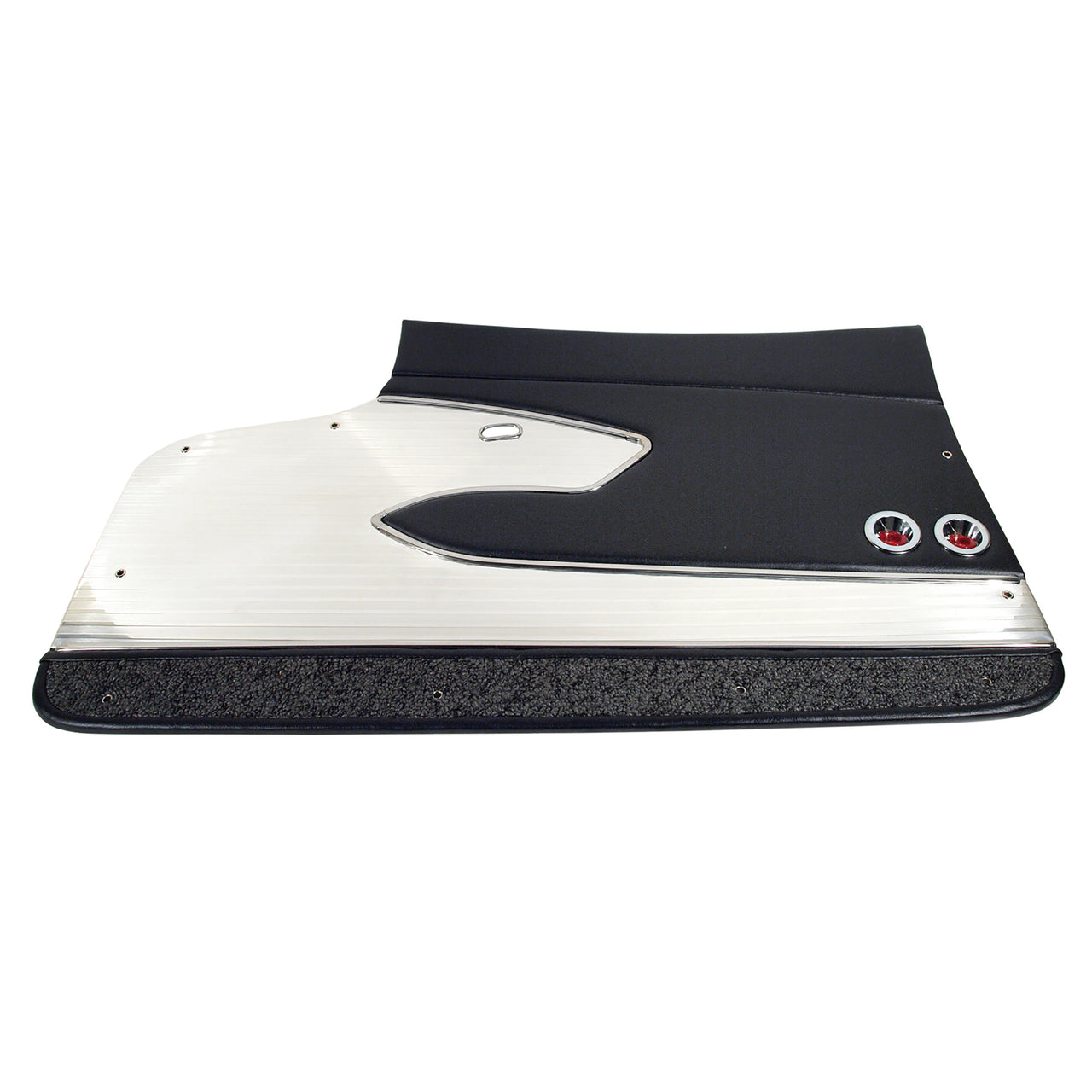 1961-1961 Corvette Door Panels Black Leather Deluxe-413720-Corvette-Store-Online