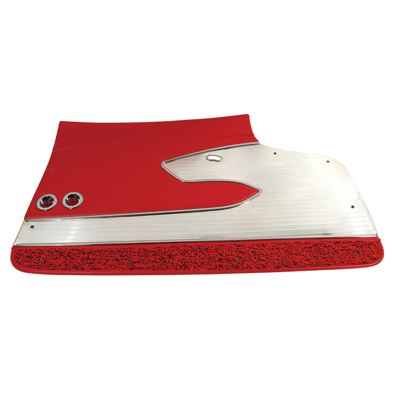 1961-1961 Corvette Door Panels Red Leather Deluxe-413735-Corvette-Store-Online