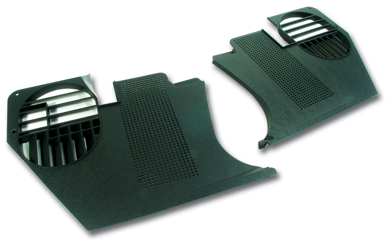 1969-1969 Corvette Kick Panels - Green-413814-Corvette-Store-Online