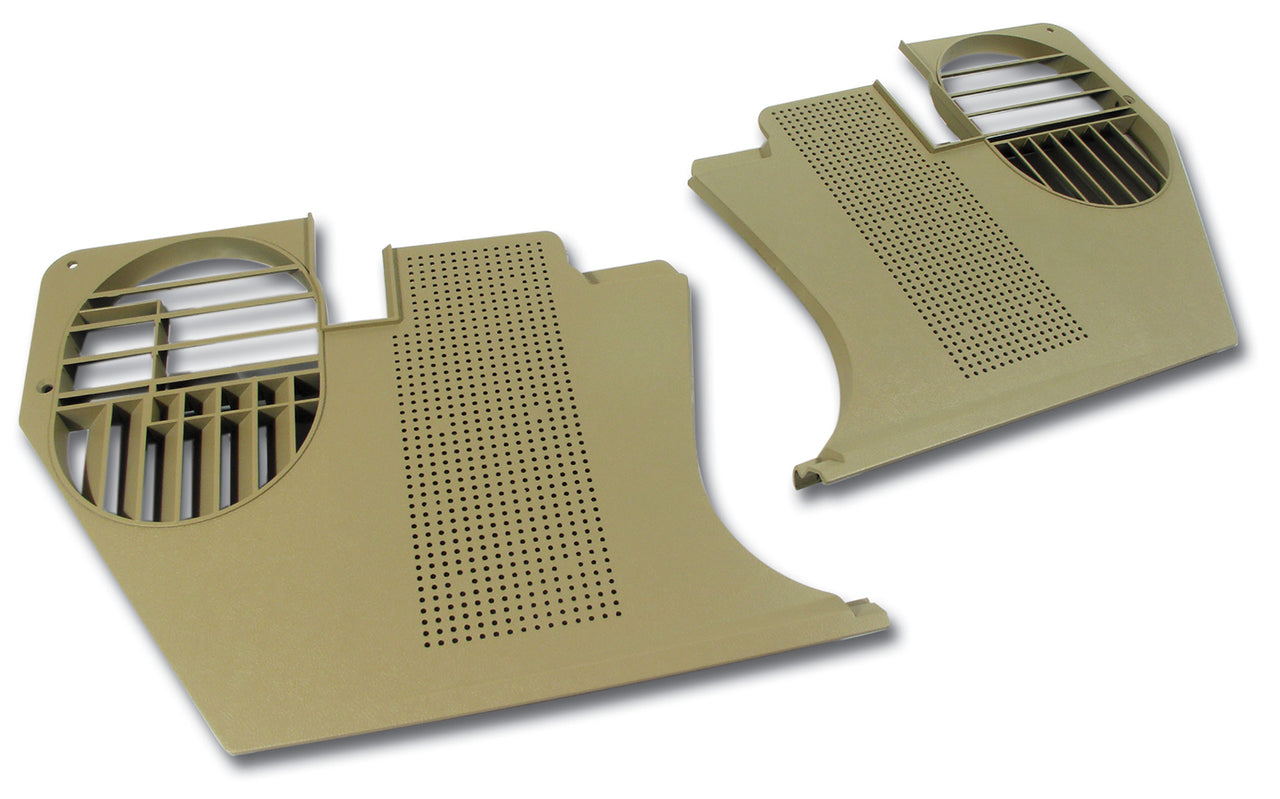 1970-1972 Corvette Kick Panels - Light Saddle-413815-Corvette-Store-Online