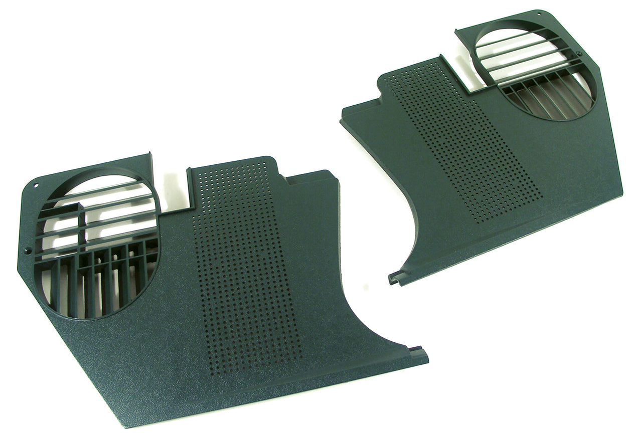 1971-1971 Corvette Kick Panels - Green-413818-Corvette-Store-Online