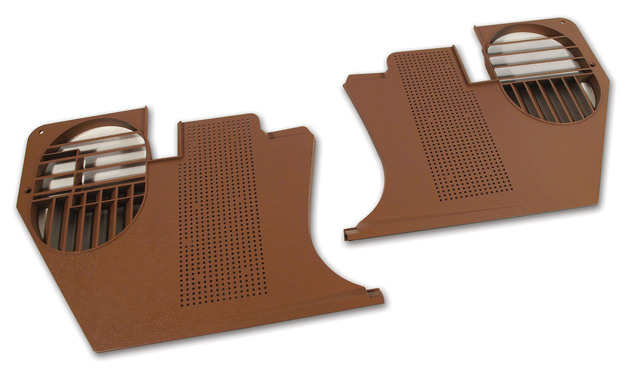 1973-1973 Corvette Kick Panels - Dark Saddle-413823-Corvette-Store-Online
