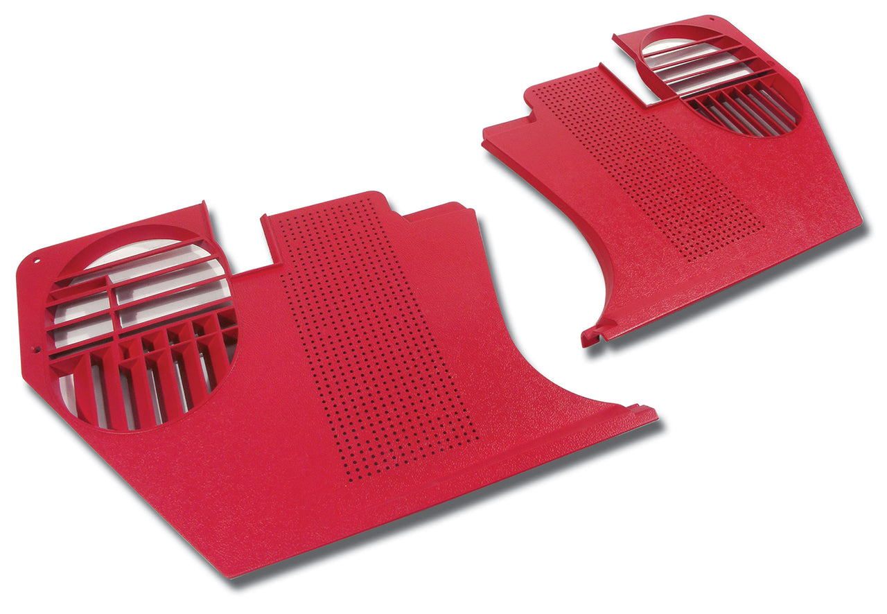 1968-1972 Corvette Kick Panels - Red-413830-Corvette-Store-Online