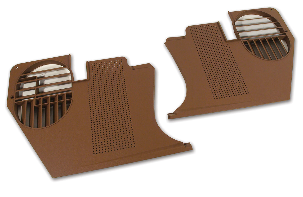 1970-1972 Corvette Kick Panels - Dark Saddle-413853-Corvette-Store-Online