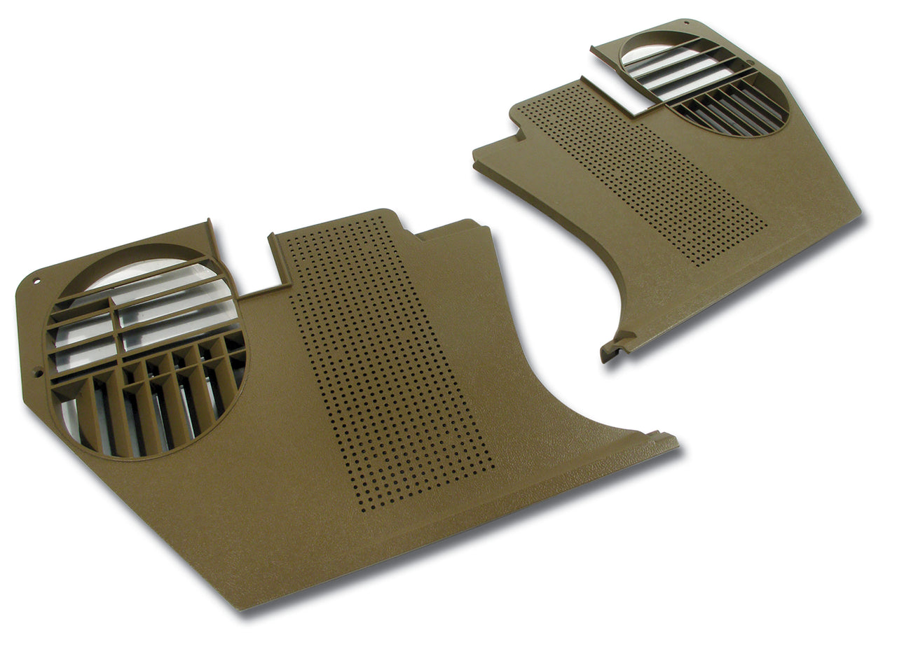 1968-1969 Corvette Kick Panels - Saddle-413856-Corvette-Store-Online