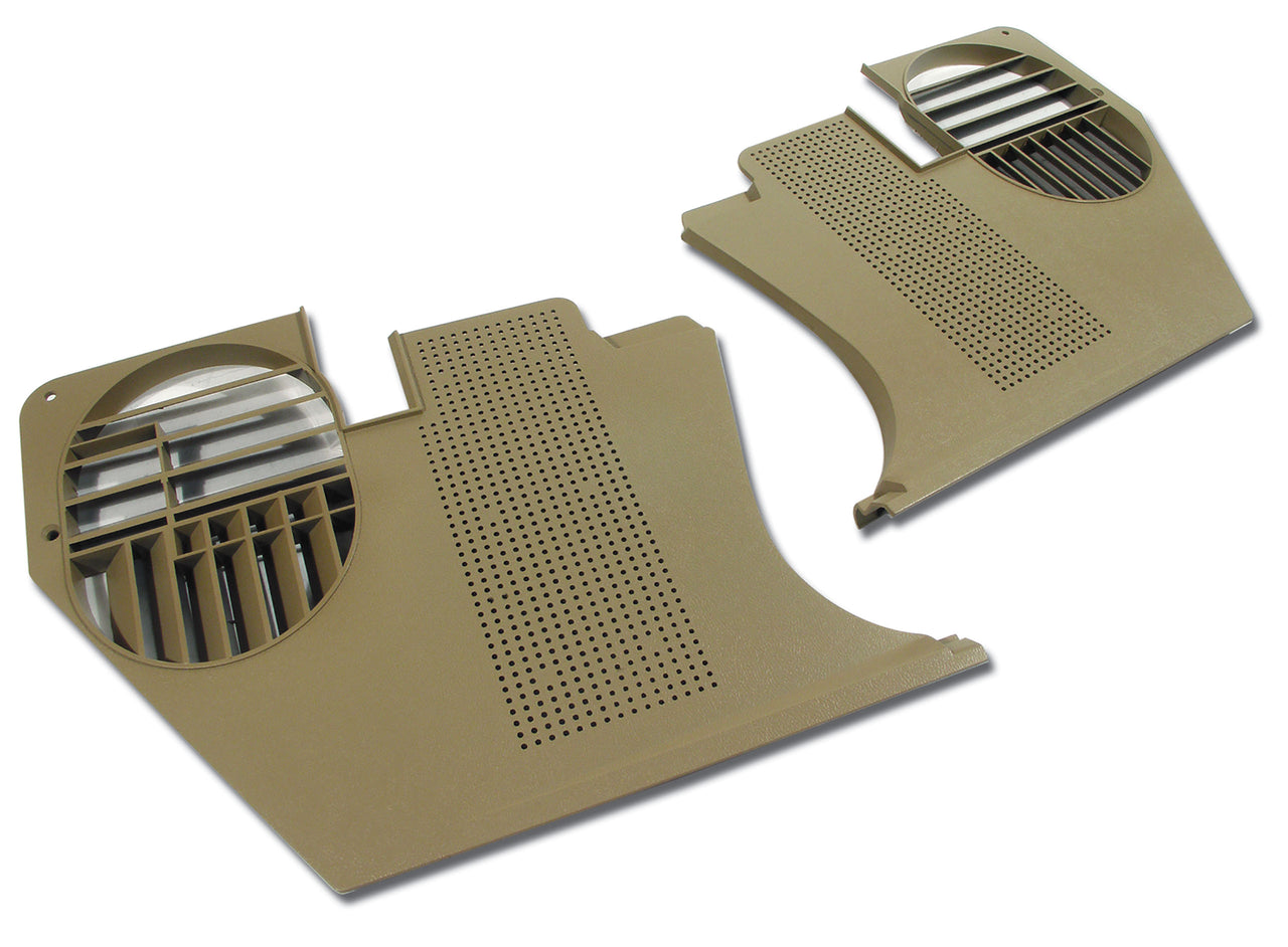 1976-1977 Corvette Kick Panels - Buckskin-413857-Corvette-Store-Online