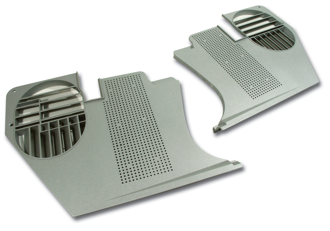 1974-1975 Corvette Kick Panels - Silver-413861-Corvette-Store-Online