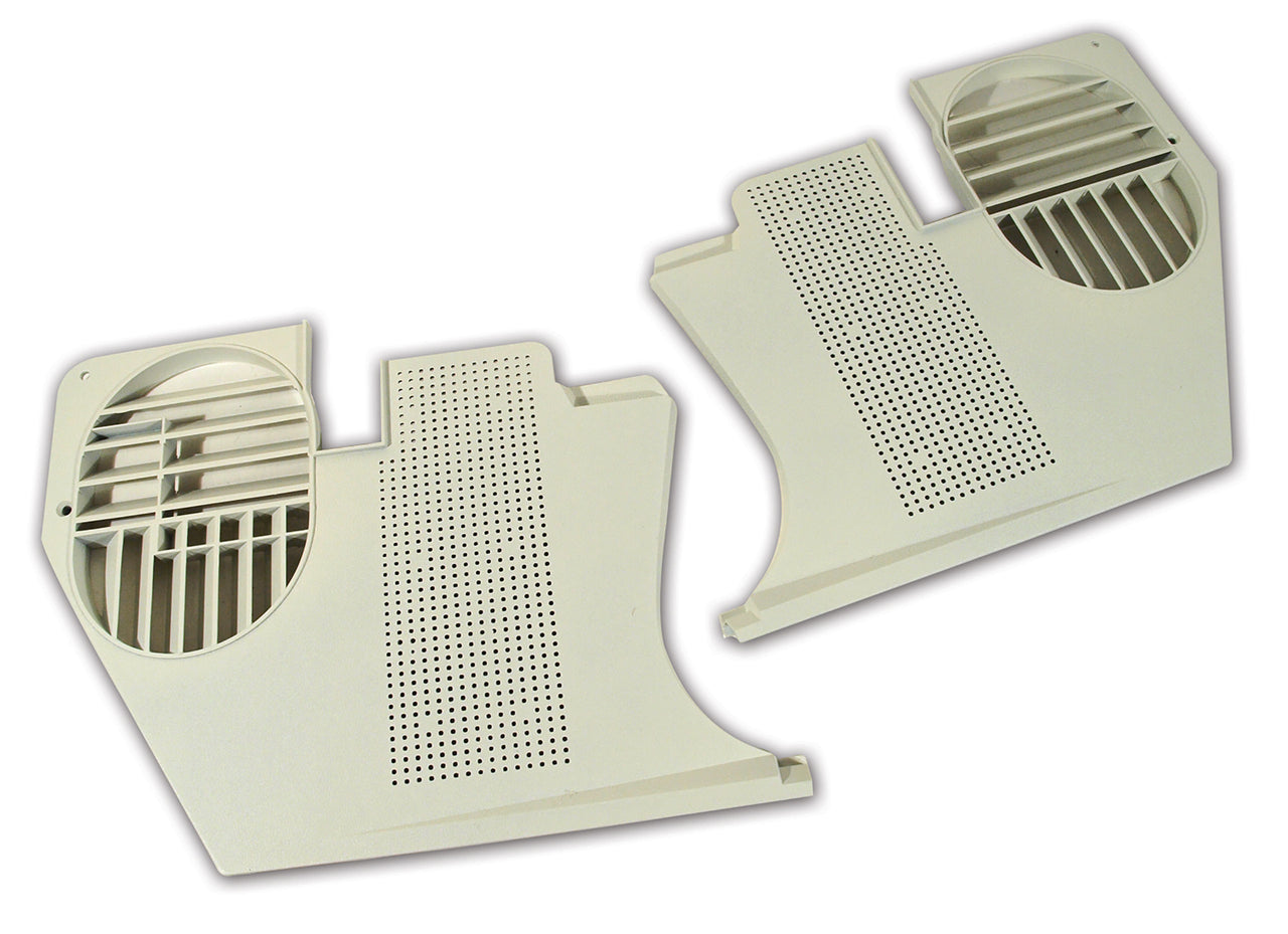 1976-1977 Corvette Kick Panels - White-413876-Corvette-Store-Online