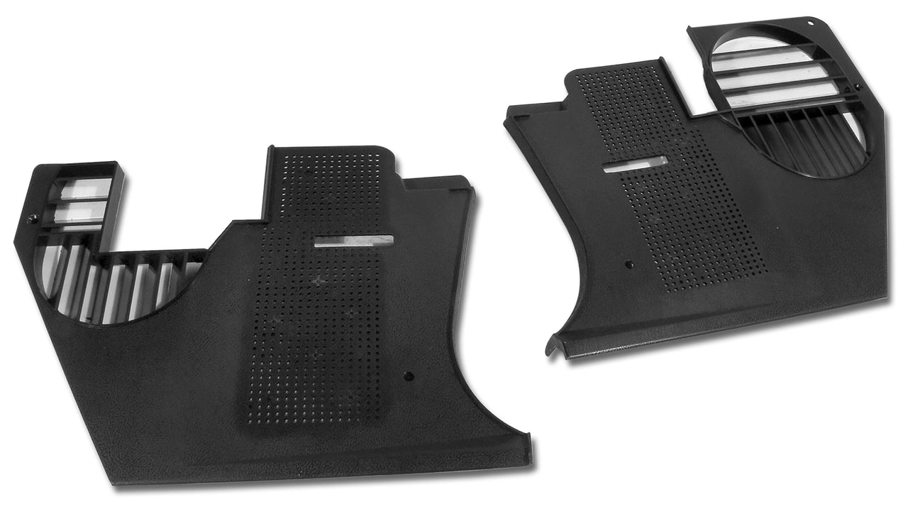 1978-1982 Corvette Kick Panels - Black-413920-Corvette-Store-Online