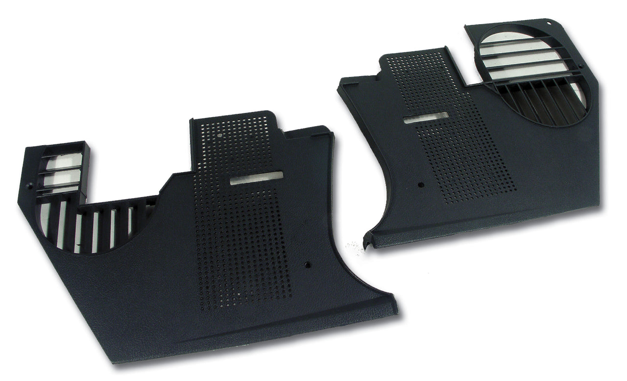 1982-1982 Corvette Kick Panels - Charcoal-413921-Corvette-Store-Online
