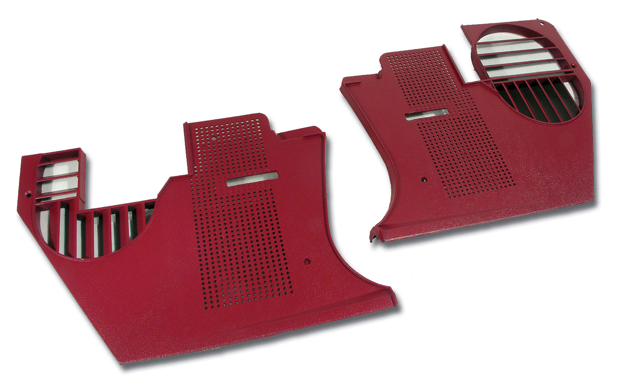 1982-1982 Corvette Kick Panels - Red-413926-Corvette-Store-Online