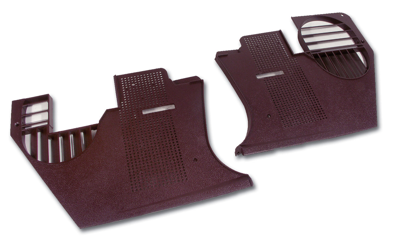 1980-1980 Corvette Kick Panels - Claret-413936-Corvette-Store-Online