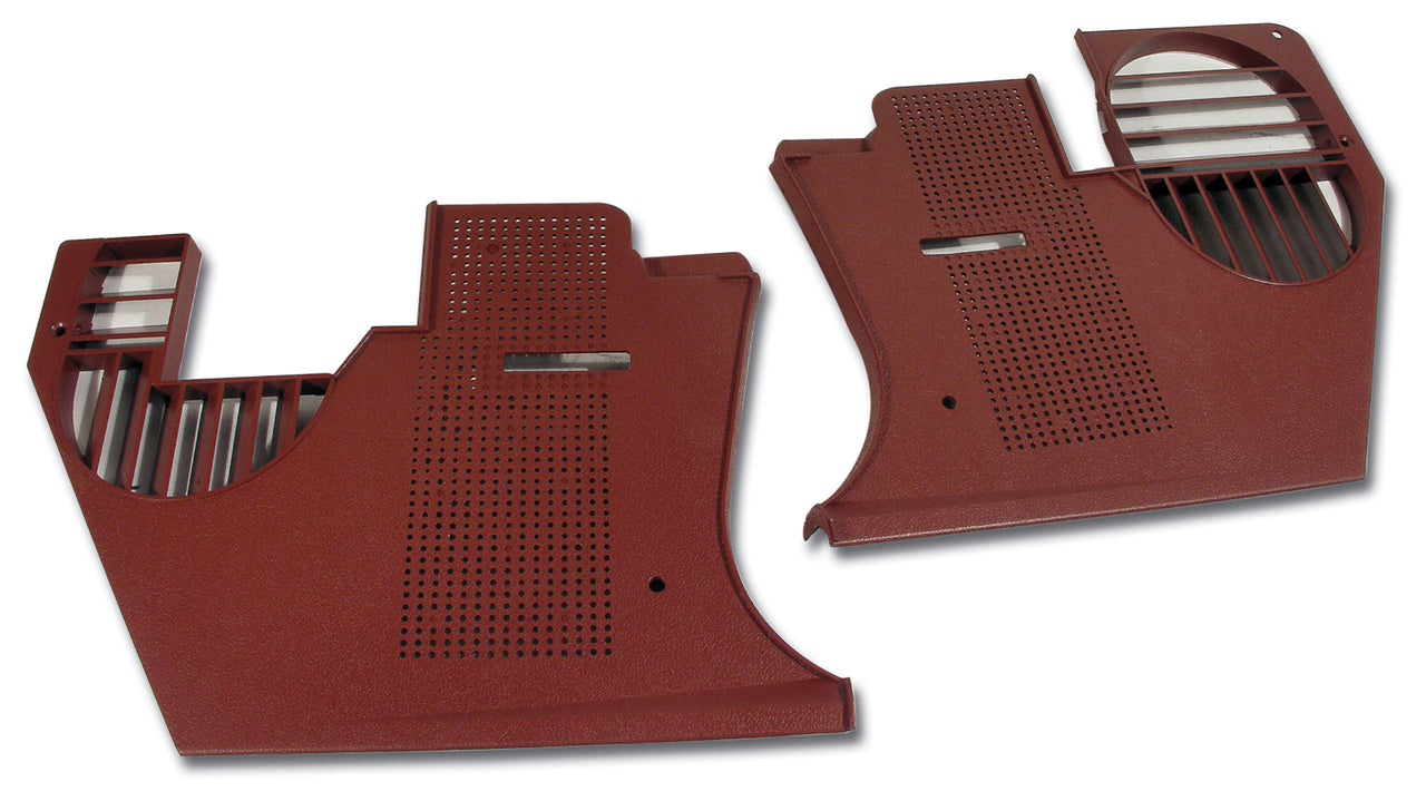 1981-1981 Corvette Kick Panels - Cinnabar-413939-Corvette-Store-Online