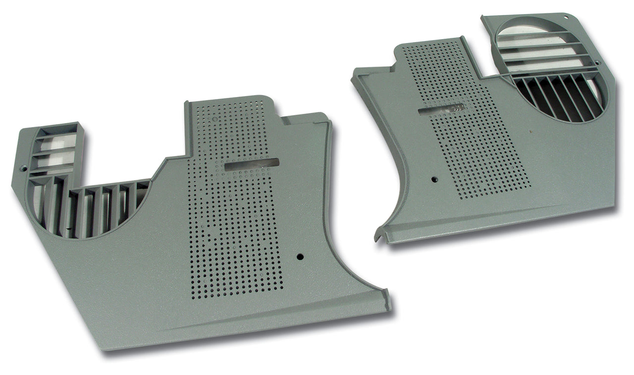 1982-1982 Corvette Kick Panels - Gray-413968-Corvette-Store-Online