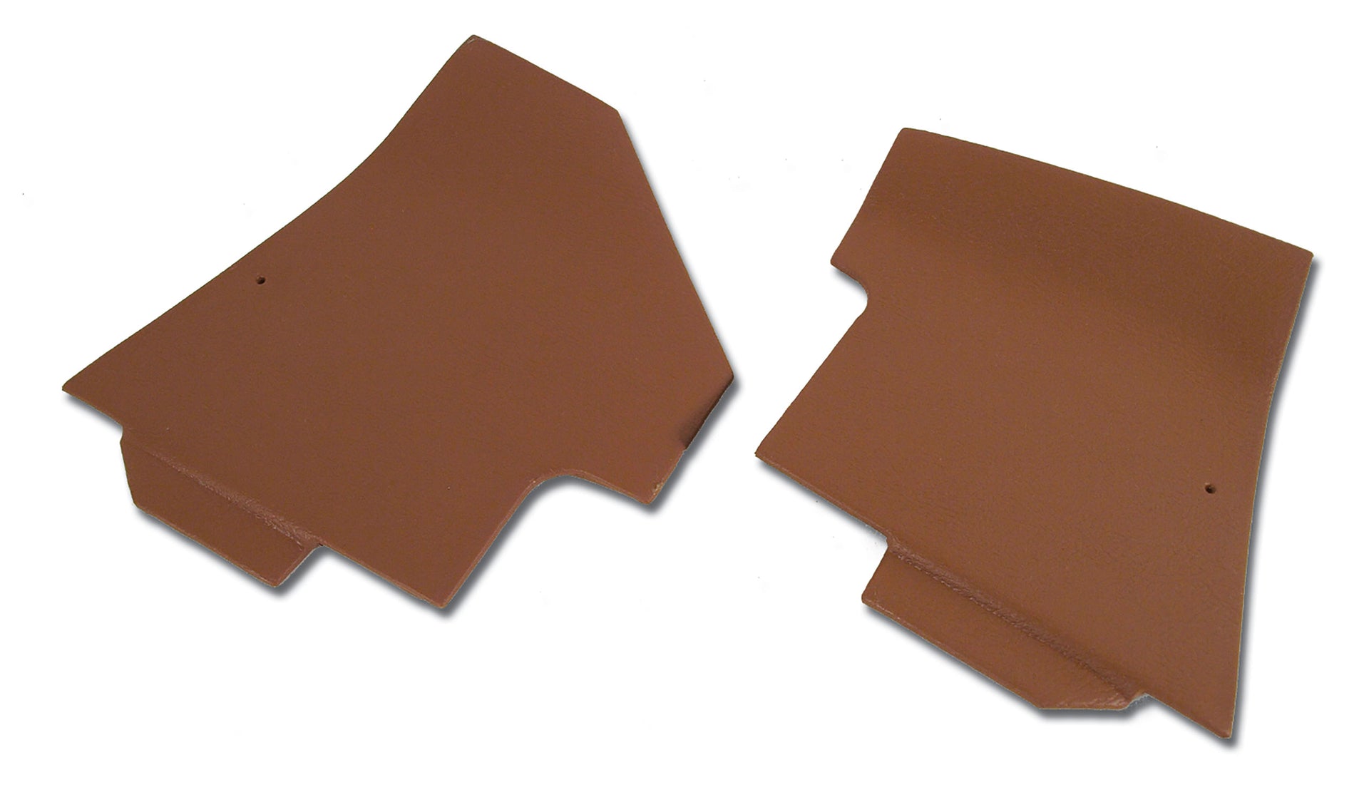 1973-1973 Corvette Shift Console Side Trim - Dark Saddle-414623-Corvette-Store-Online