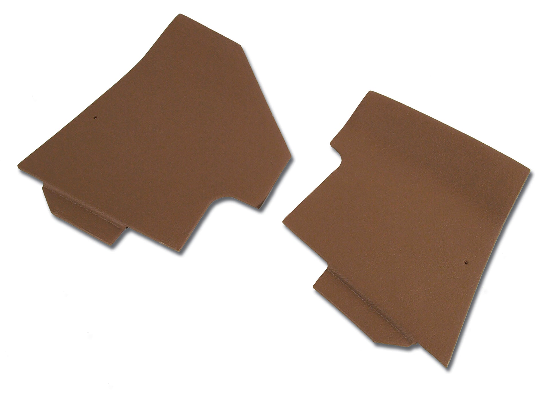 1970-1972 Corvette Shift Console Side Trim - Dark Saddle-414653-Corvette-Store-Online