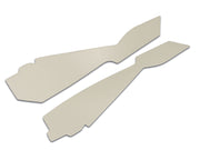 1977-1977 Corvette Shift Console Side Panels White-414876-Corvette-Store-Online