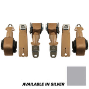 1972-1973 Corvette Seat Belts Lap & Shoulder - Silver-41487-Corvette-Store-Online
