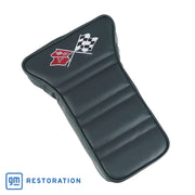 1971-1971 Corvette Center Armrest With Embroidered C3 Cross Flags - Green-414918E-Corvette-Store-Online