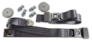 1968-1996 Corvette Seat Belts Gray Non-Retractable-41495-Corvette-Store-Online