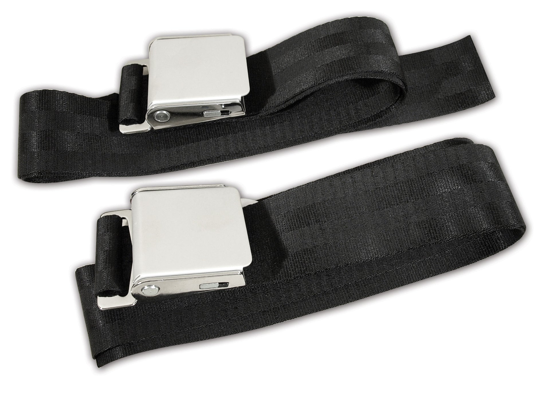 1956-1962 Corvette Seat Belts Hambone Style - Black-41496-Corvette-Store-Online