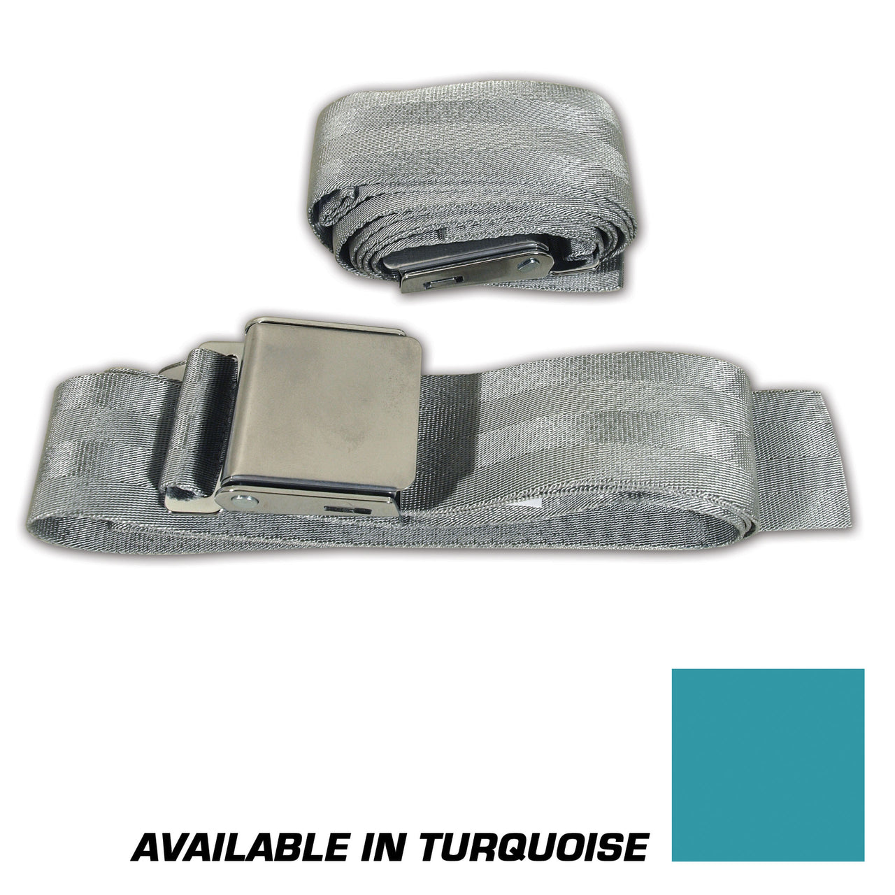 1956-1962 Corvette Seat Belts Hambone Style - Turquoise-41501-Corvette-Store-Online