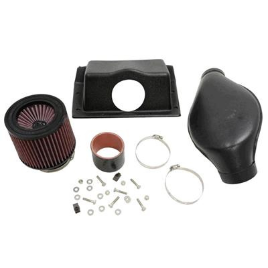 1985-1989 Corvette Vortex Rammer Cold Air System Black - CA