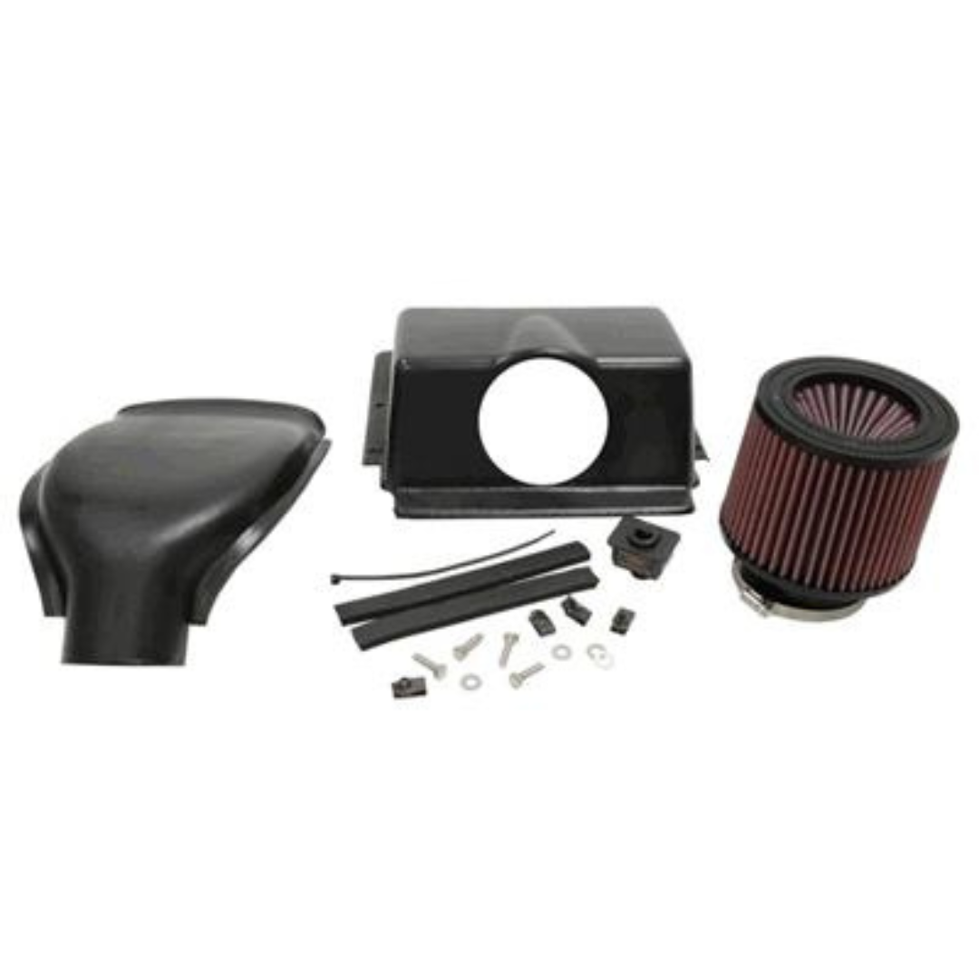 1990-1996 Corvette Vortex Rammer Cold Air System Black - CA