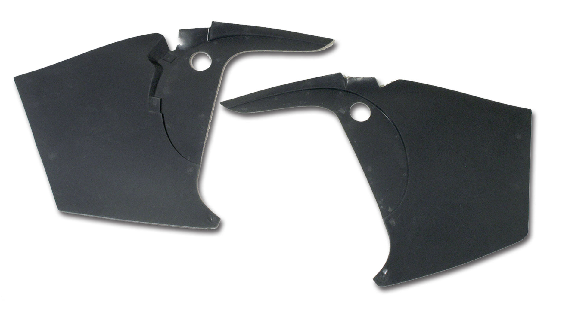 1958-1962 Corvette Kick Panels Fiberglass, No Trim-4154-Corvette-Store-Online